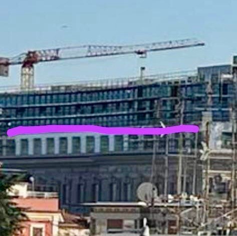 Marzo 2022: il cantiere avanza, una residente scrive 'Sono scioccata'