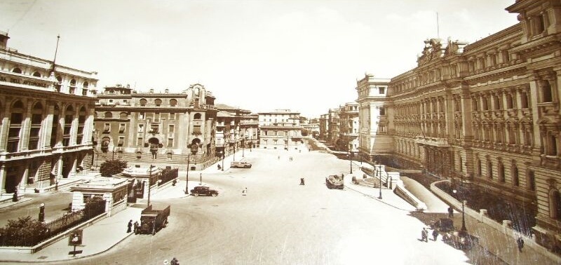 Panoramica storica di Piazza Verdi